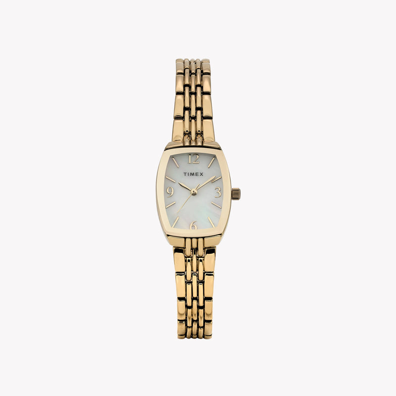Womens Gold-Tone Case & Bracelet with Mother of Pearl Dial TW2Y22400 by i-watch