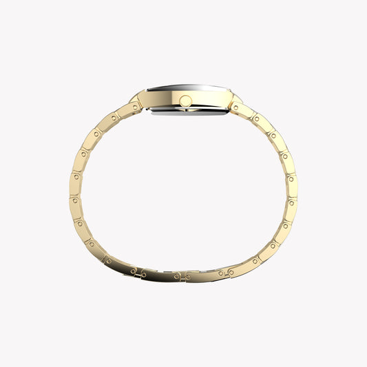 Womens Gold-Tone Case & Bracelet with Mother of Pearl Dial TW2Y22400