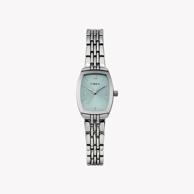 Womens Silver-Tone Case & Bracelet with Aquamarine Dial TW2Y22500 by i-watch