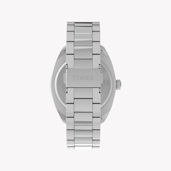 Mens Silver-tone Case & Bracelet with Black Dial TW2Y22600 | Stylish Watch by i-watch