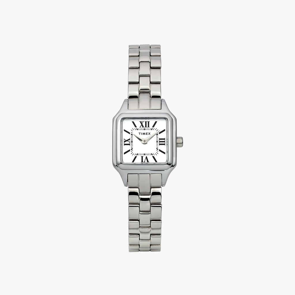 Addison Silver-Tone Case & Bracelet White Dial TW2Y23800 | Men's Watch