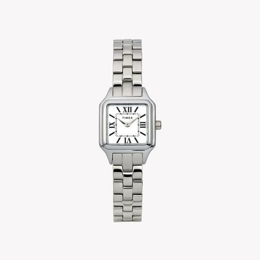 Addison Silver-Tone Case & Bracelet White Dial TW2Y23800 | Men's Watch
