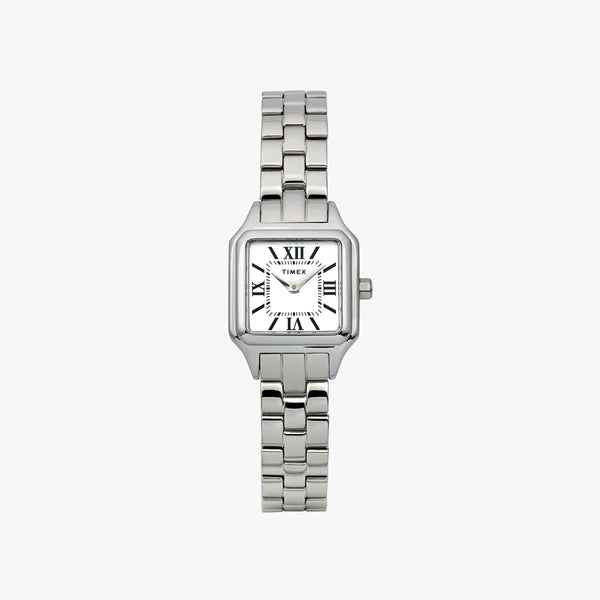 Addison Silver-Tone Case & Bracelet White Dial TW2Y23800 | Men's Watch by i-watch