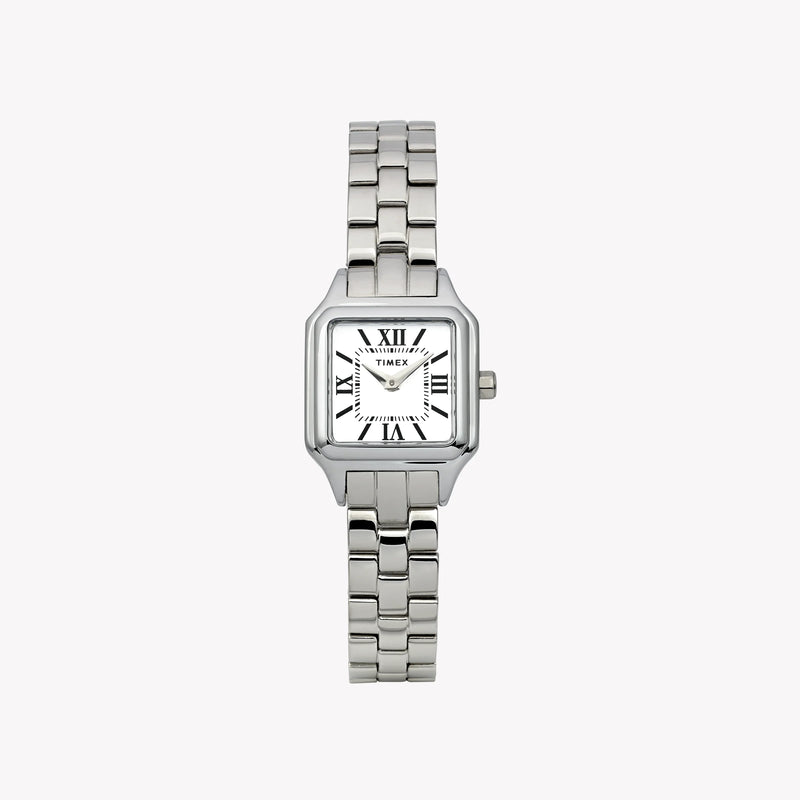 Addison Silver-Tone Case & Bracelet White Dial TW2Y23800 | Men's Watch by i-watch