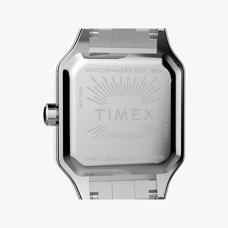 Addison Silver-Tone Case & Bracelet White Dial TW2Y23800 | Men's Watch by i-watch