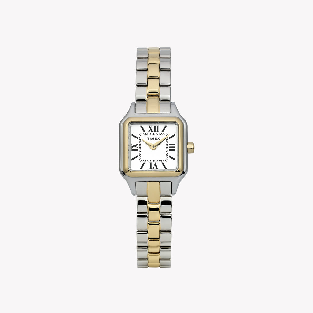 Addison Two-tone Case & Bracelet White Dial TW2Y23900 | Stylish Watch