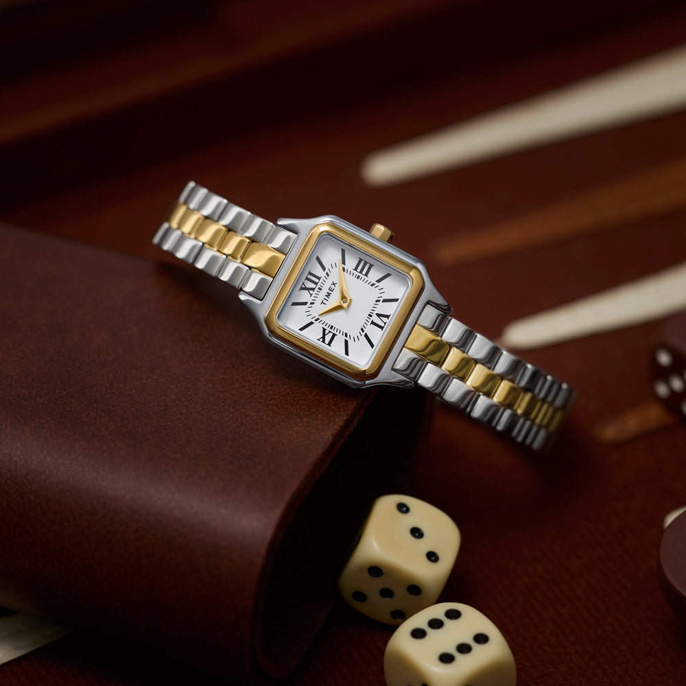 Addison Two-tone Case & Bracelet White Dial TW2Y23900 | Stylish Watch by i-watch
