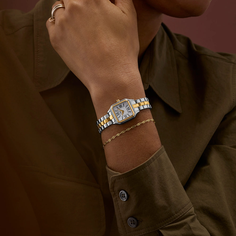 Addison Two-tone Case & Bracelet White Dial TW2Y23900 | Stylish Watch by i-watch