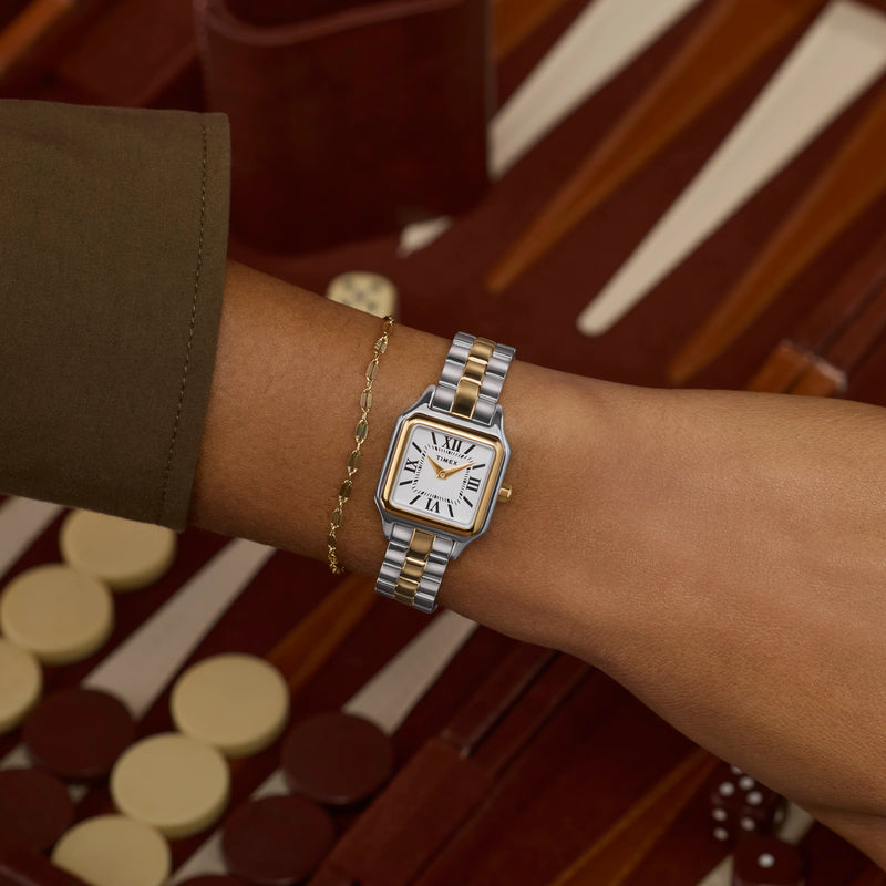 Addison Two-tone Case & Bracelet White Dial TW2Y23900 | Stylish Watch by i-watch