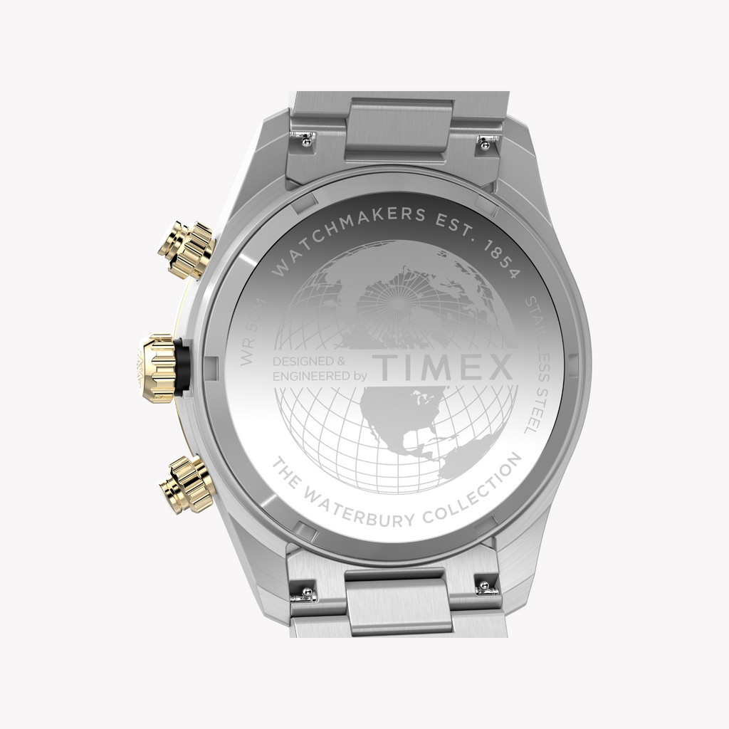 Timex Men's Silver Stainless Steel Watch | Tw2y24000