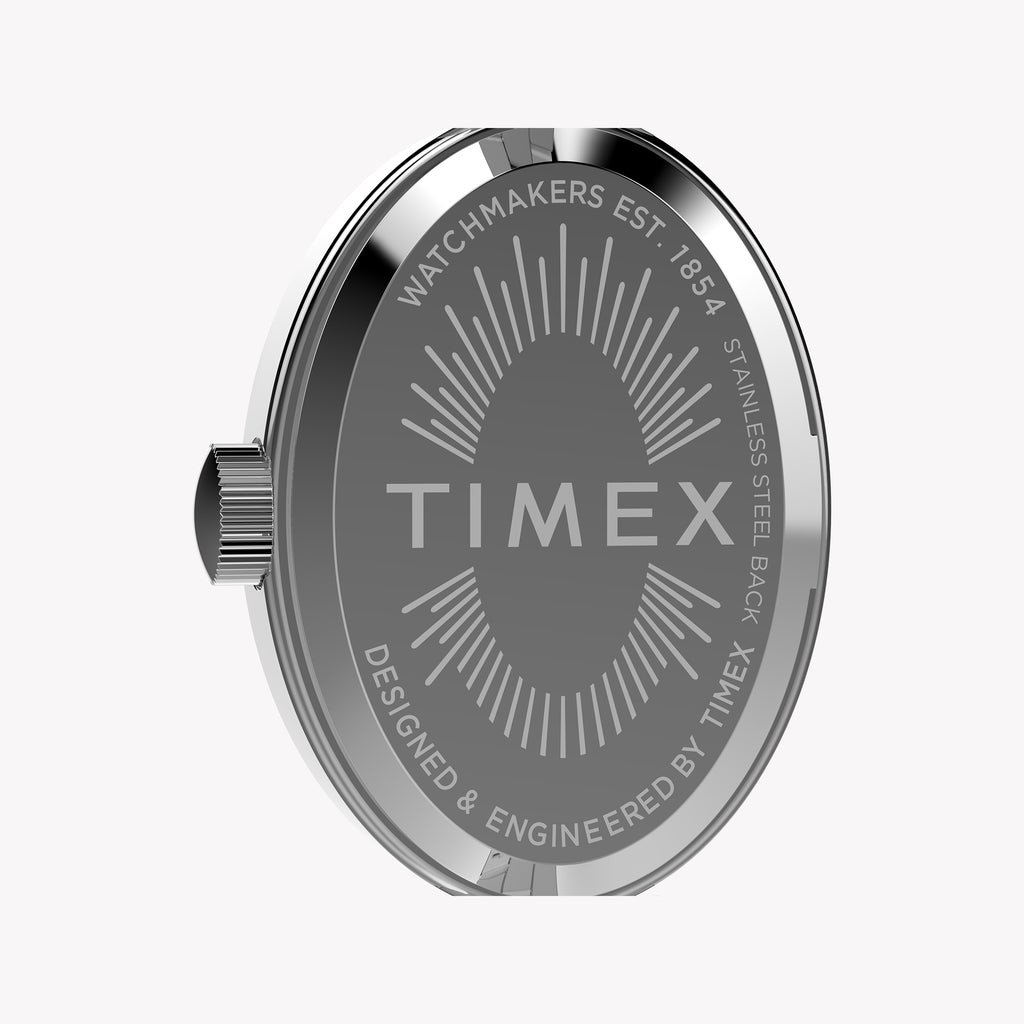 Cavatina Silver-Tone Case & Bracelet with Aquamarine Dial TW2Y26600