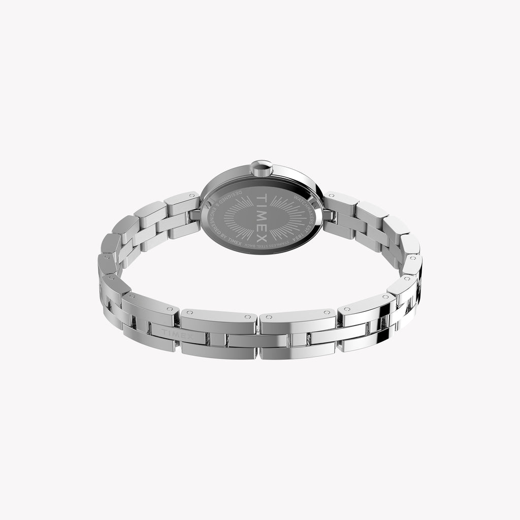 Cavatina Silver-Tone Case & Bracelet with Aquamarine Dial TW2Y26600