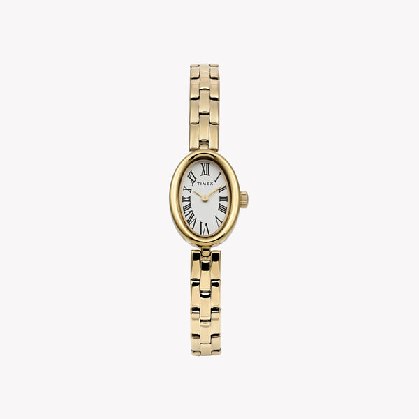 Cavatina Gold-tone Case & Bracelet with White Dial TW2Y26700 | Elegant Women's Watch by i-watch