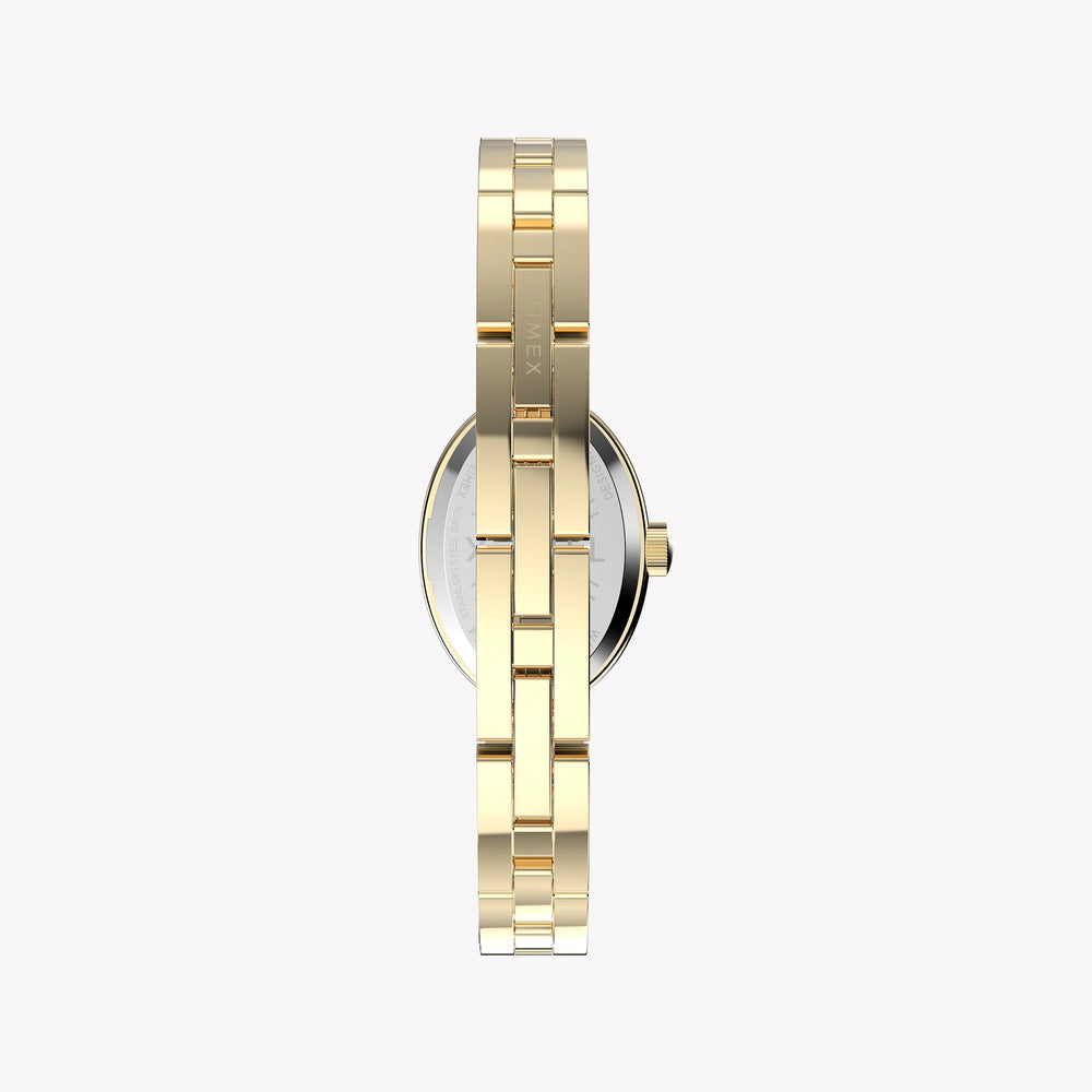 Cavatina Gold-tone Case & Bracelet with White Dial TW2Y26700 | Elegant Women's Watch by i-watch