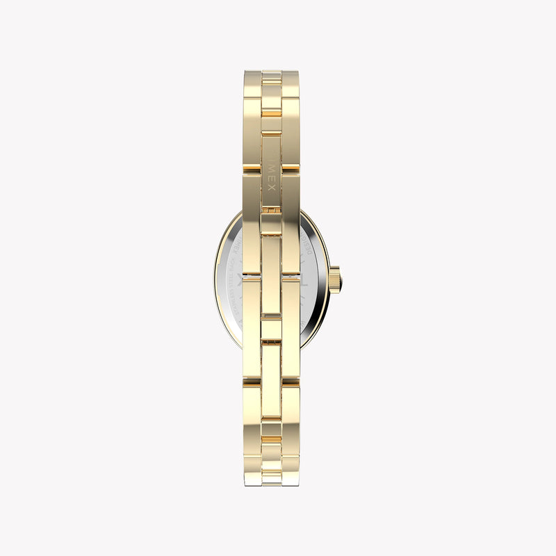 Cavatina Gold-tone Case & Bracelet with White Dial TW2Y26700 | Elegant Women's Watch by i-watch