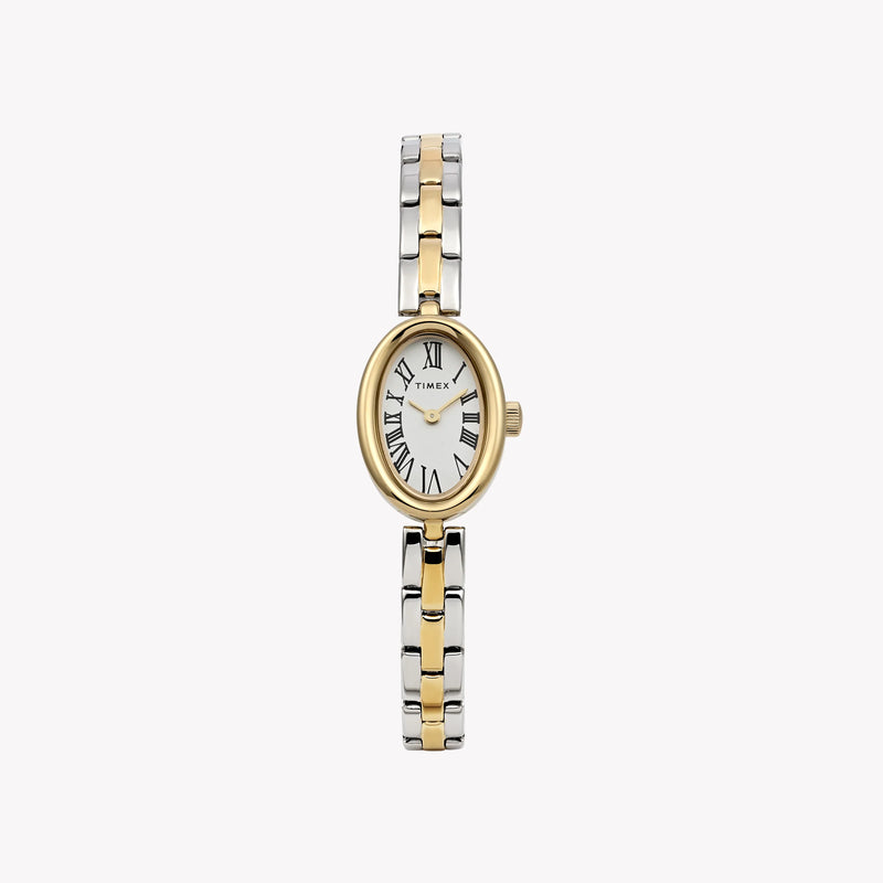 Cavatina Gold-tone Case Two-tone Bracelet White Dial TW2Y26800 by i-watch