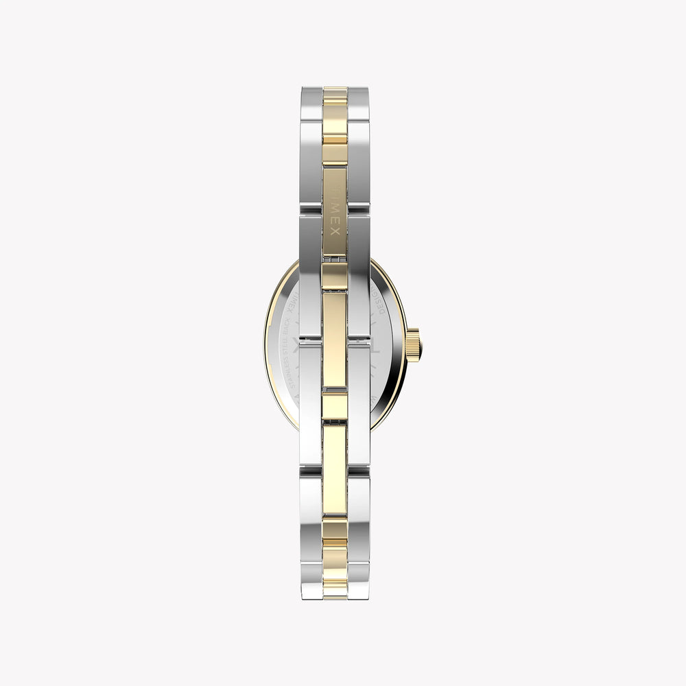 Cavatina Gold-tone Case Two-tone Bracelet White Dial TW2Y26800 by i-watch