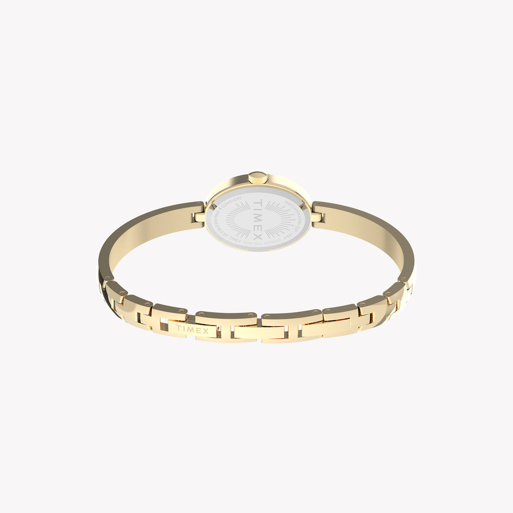 Cavatina Gold-Tone Case & Bangle with White Dial | TW2Y27200