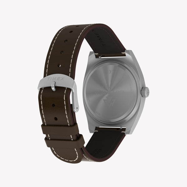 Timex Men's Silver-Tone, Brown Watch | TW2Y30600