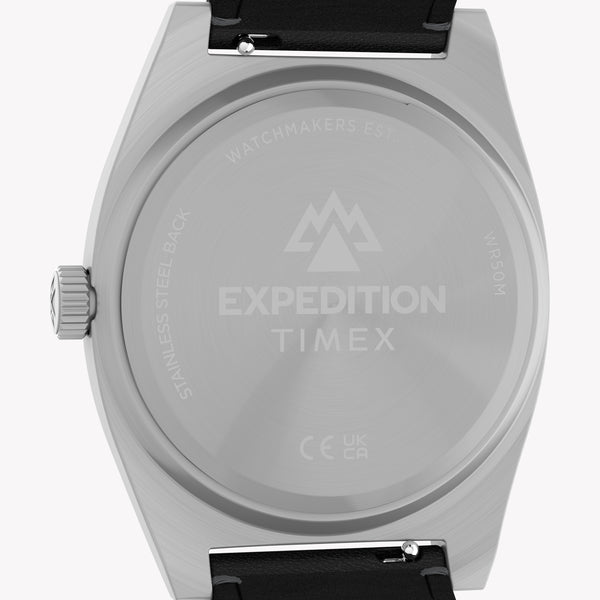 Timex Men's Silver-Tone Brass, Eco-conscious Black | TW2Y30700