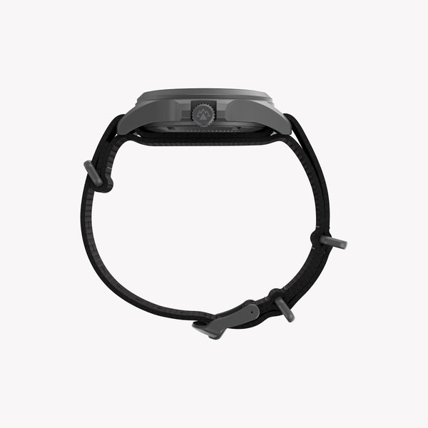 Expedition Field Post Solar 41mm Gunmetal Blue Dial Black rPET Strap | TW2Y31800