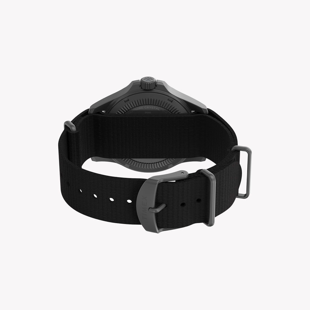 Expedition Field Post Solar 41mm Gunmetal Blue Dial Black rPET Strap | TW2Y31800