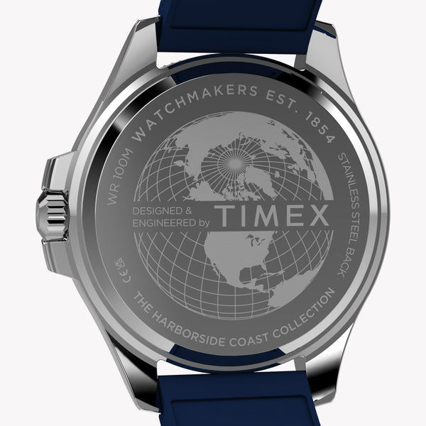 Timex Men's Silver-Tone SS, Blue Resin | TW2Y33400