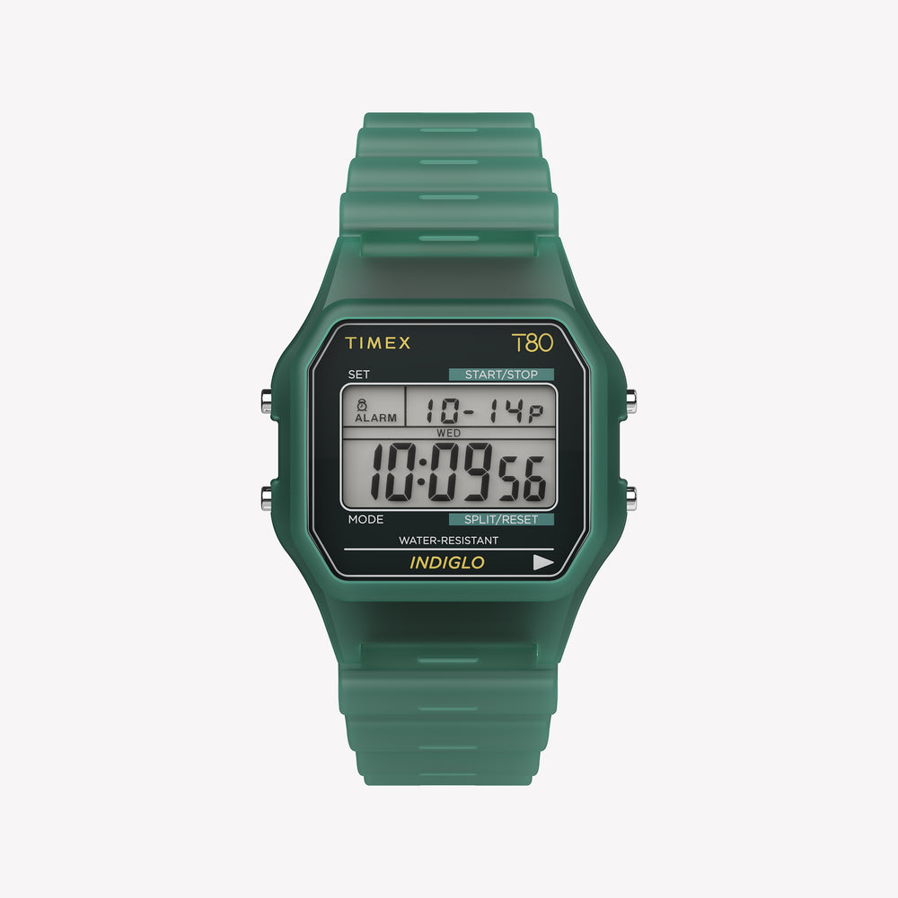TIMEX Unisex's Green Resin, Green Resin | TW2Y34100