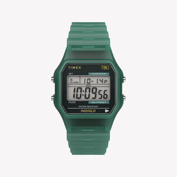 TIMEX Unisex's Green Resin, Green Resin | TW2Y34100