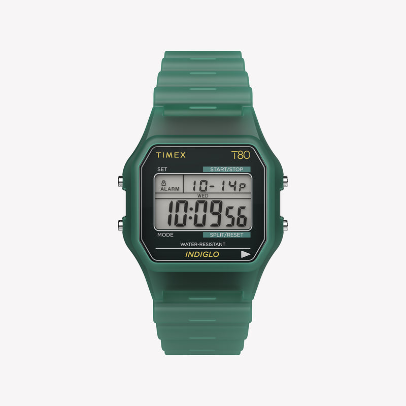 TIMEX Unisex's Green Resin, Green Resin | TW2Y34100