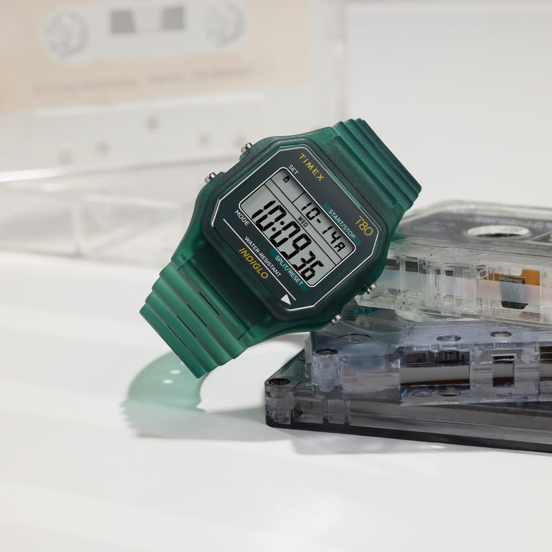 TIMEX Unisex's Green Resin, Green Resin | TW2Y34100