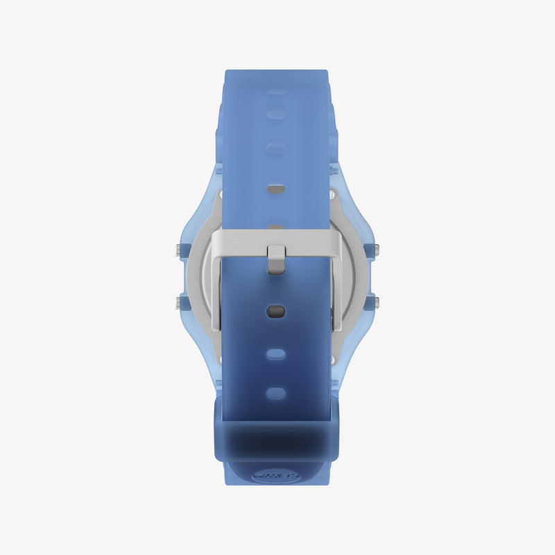 Timex Unisex's Blue Resin Case, Blue Resin Band | TW2Y34200