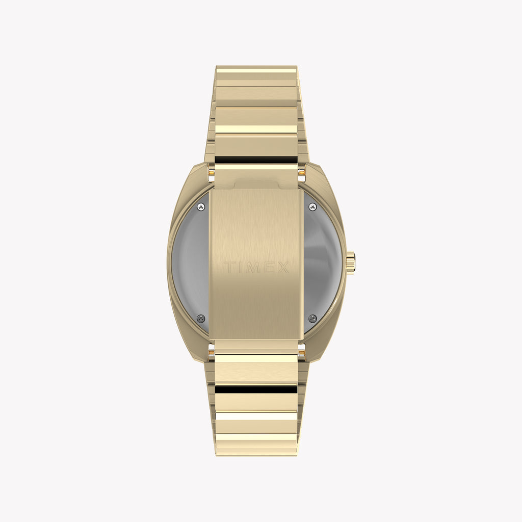 Q Timex Enigma 37mm Bracelet Watch TW2Y34400 | Stylish Silver & Blue Design