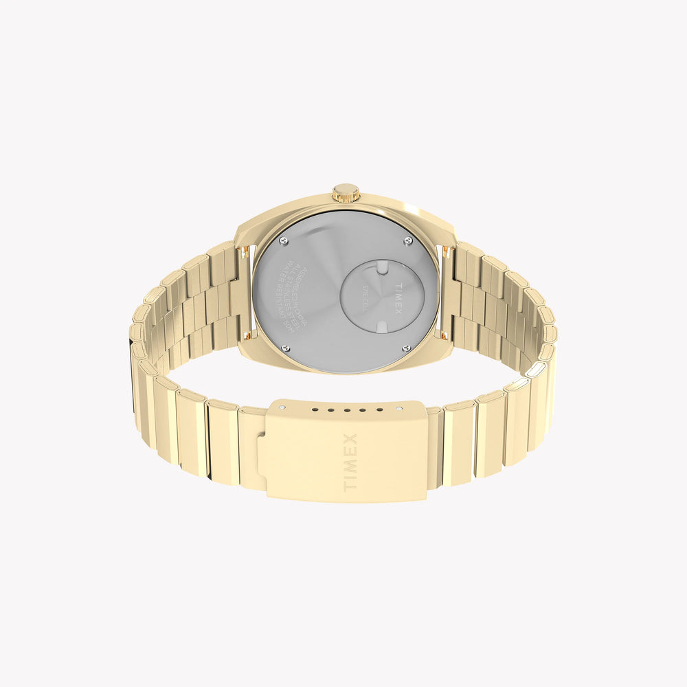 Q Timex Enigma 37mm Bracelet Watch TW2Y34400 | Stylish Silver & Blue Design by i-watch