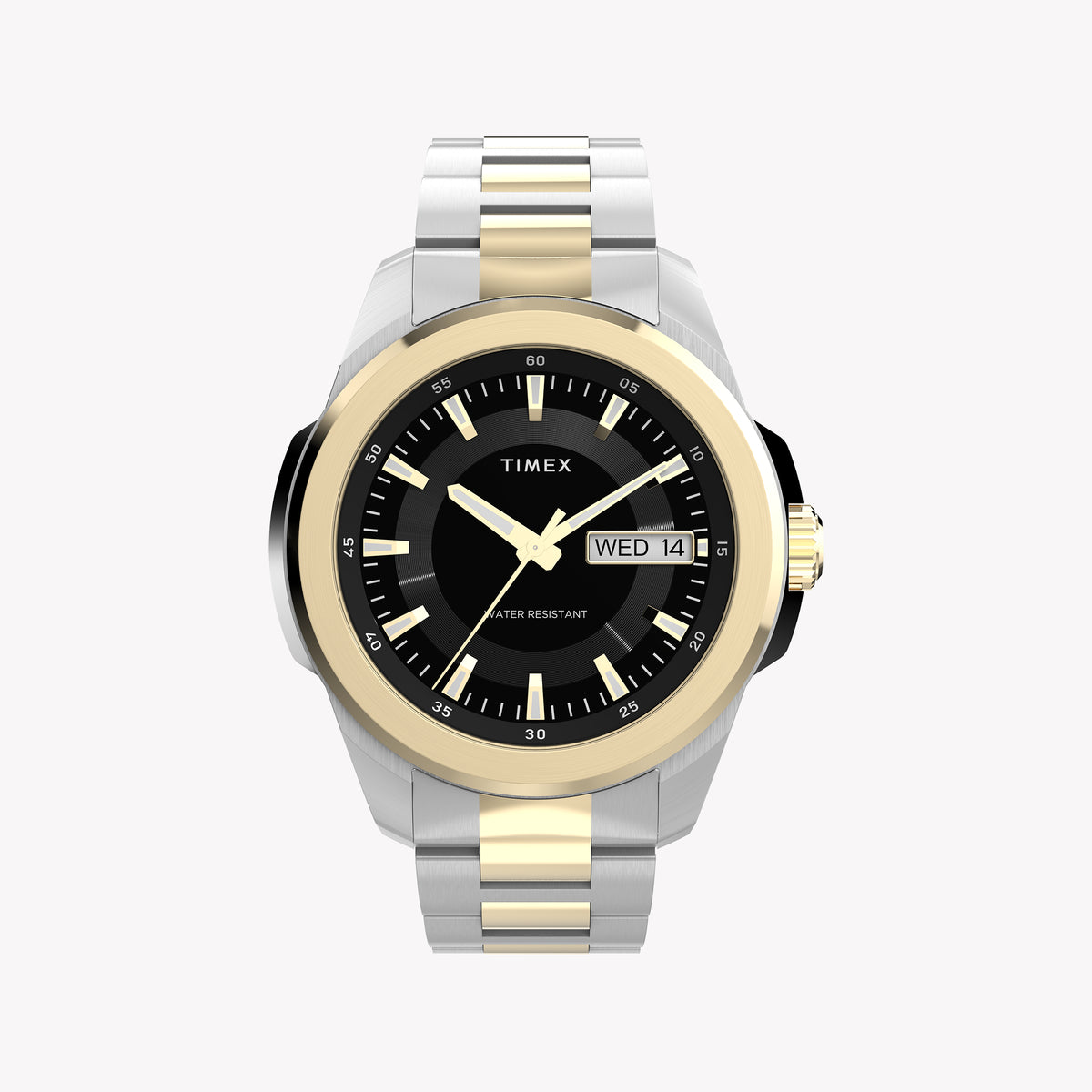 Essex 3-Hand Black Dial Two Tone SST Bracelet | Model TW2Y35300