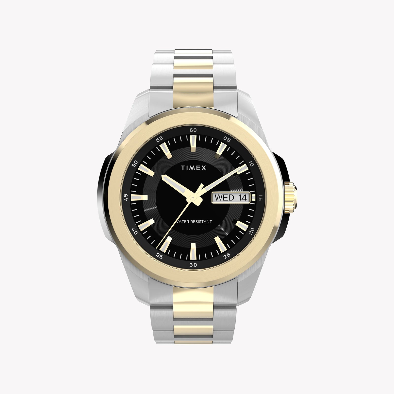 Essex 3-Hand Black Dial Two Tone SST Bracelet | Model TW2Y35300 by i-watch