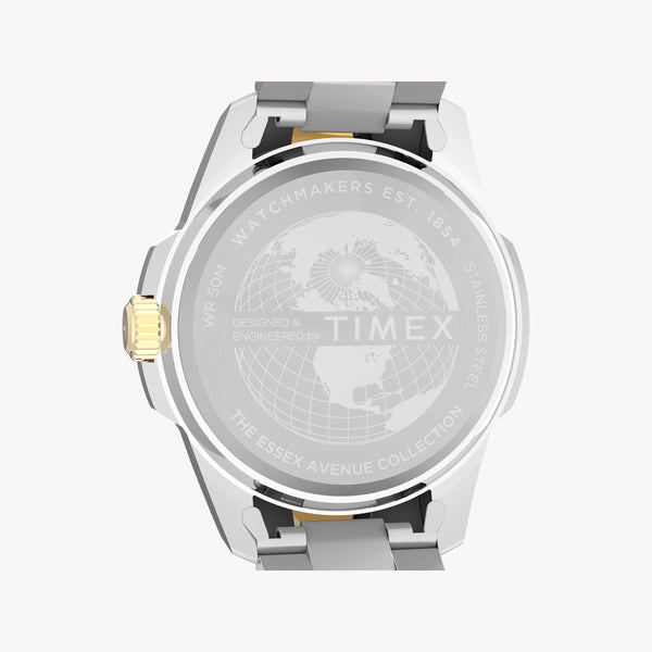 Essex 3-Hand Black Dial Two Tone SST Bracelet | Model TW2Y35300 by i-watch