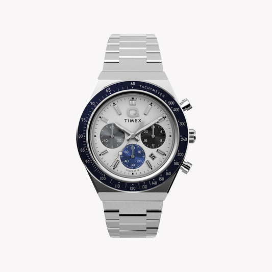 Q Timex Chronograph 40mm Stainless Steel Watch | TW2Y36200