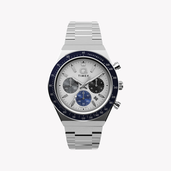 Q Timex Chronograph 40mm Stainless Steel Watch | TW2Y36200 by i-watch
