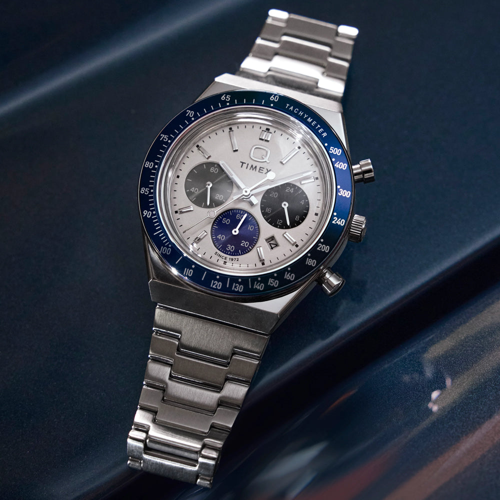 Q Timex Chronograph 40mm Stainless Steel Watch | TW2Y36200 by i-watch