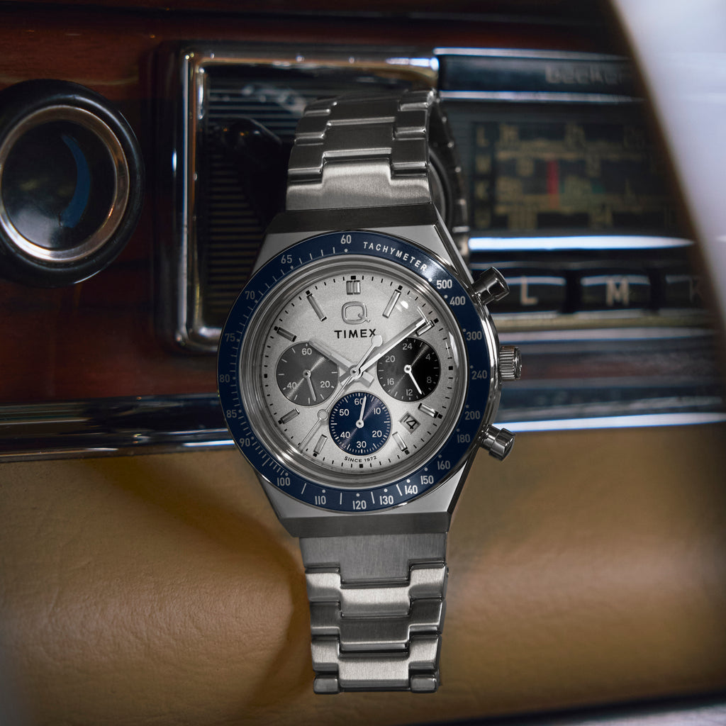 Q Timex Chronograph 40mm Stainless Steel Watch | TW2Y36200