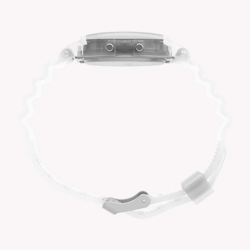 TIMEX Unisex Clear Resin, Digital | TW2Y36400