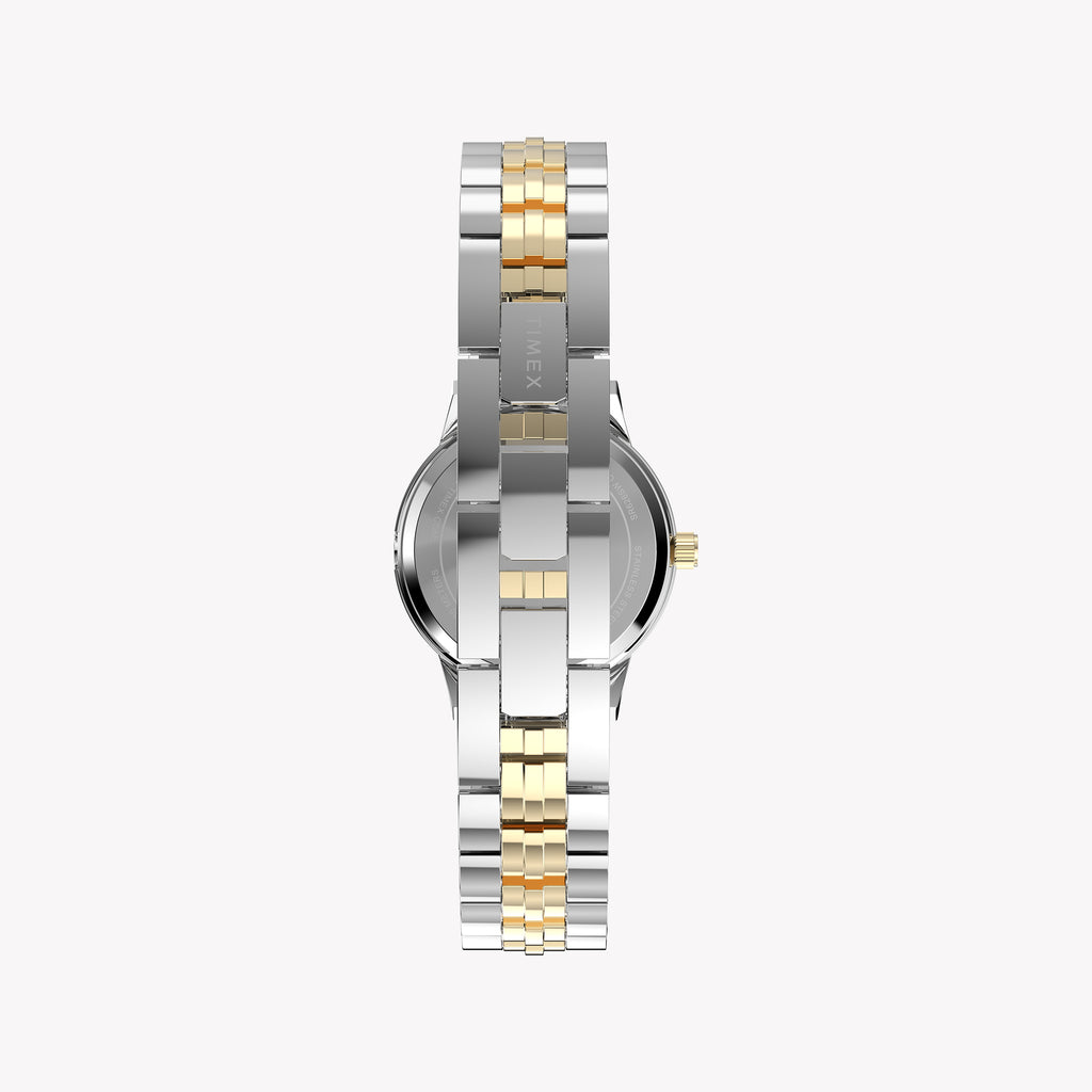 Women's Two Tone Case & Bracelet with Silver Mother of Pearl Dial | TW2Y38300