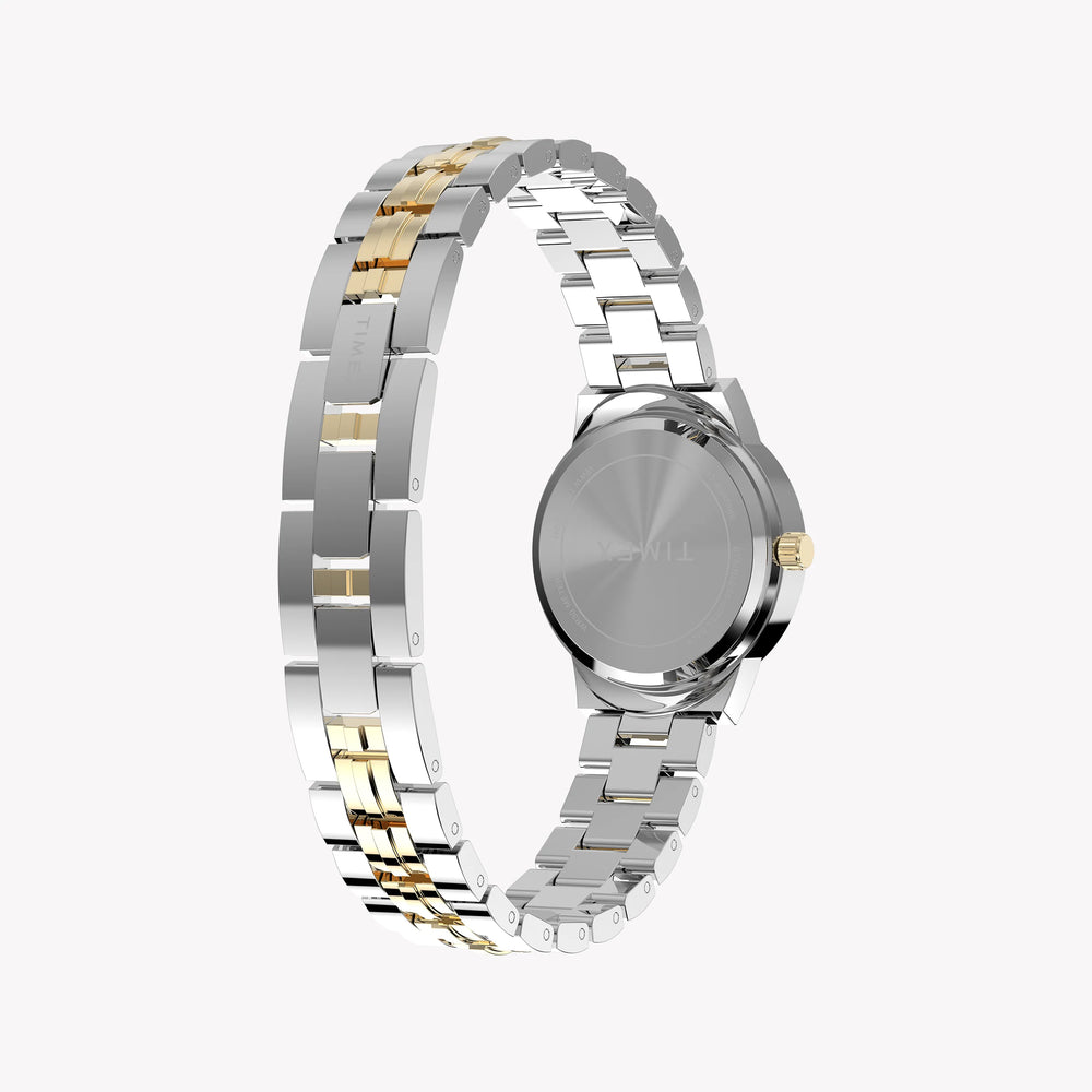 Women's Two Tone Case & Bracelet with Silver Mother of Pearl Dial | TW2Y38300 by i-watch
