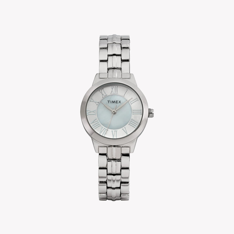 Womens Silver Tone Case & Bracelet with Mother of Pearl Dial TW2Y38400 by i-watch