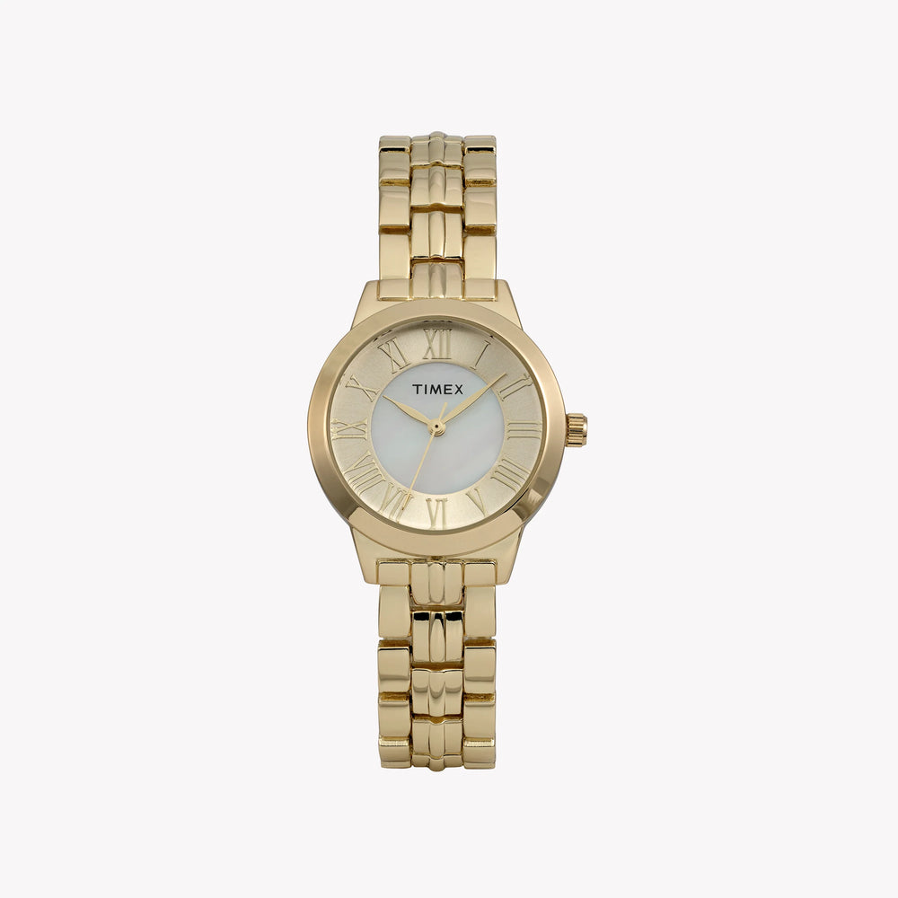 Women’s Gold Tone Case & Bracelet with Gold Dial TW2Y38600 | Elegant Watch by i-watch