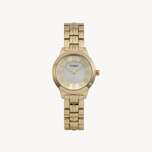 Women’s Gold Tone Case & Bracelet with Gold Dial TW2Y38600 | Elegant Watch
