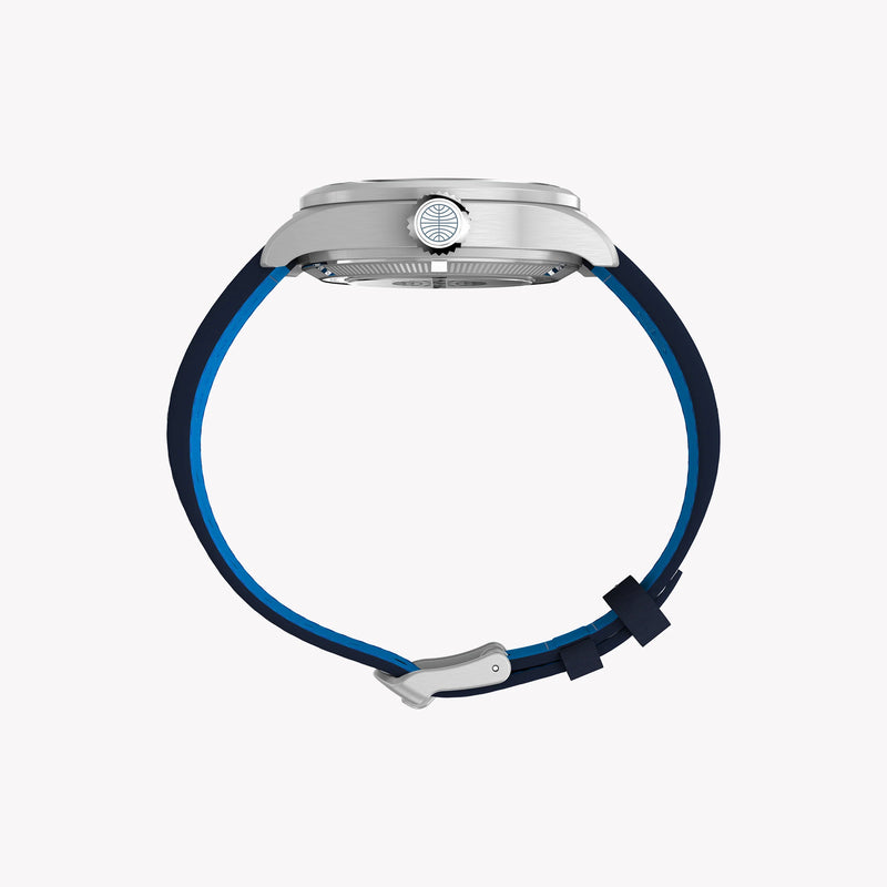 Waterbury ACE Pan Am S/E Automatic Blue Dial Blue Leather Strap Watch | TW2Y38800 by i-watch