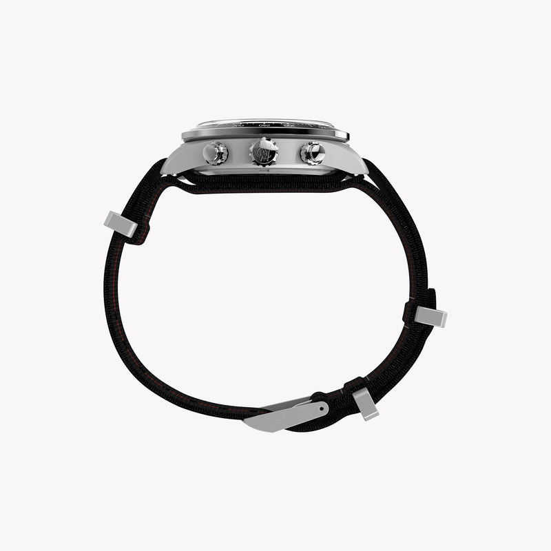 Waterbury Heritage Chrono SST Black Dial Fabric Strap TW2Y38900 | Men's Sports Watch by i-watch