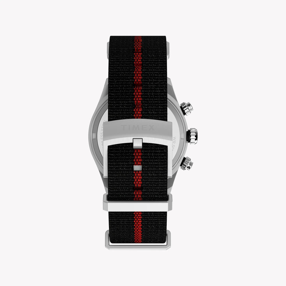 Waterbury Heritage Chrono SST Black Dial Fabric Strap TW2Y38900 | Men's Sports Watch by i-watch
